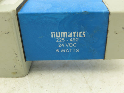 Numatics I23SA400M058D61 Pneumatic Solenoid Valve 4/2 Way 150 PSI 24VDC