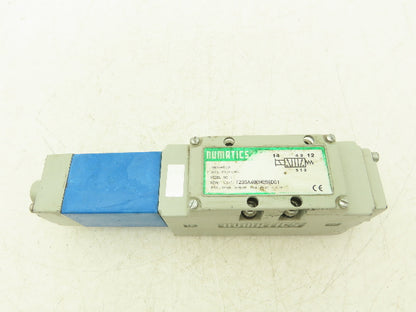 Numatics I23SA400M058D61 Pneumatic Solenoid Valve 4/2 Way 150 PSI 24VDC