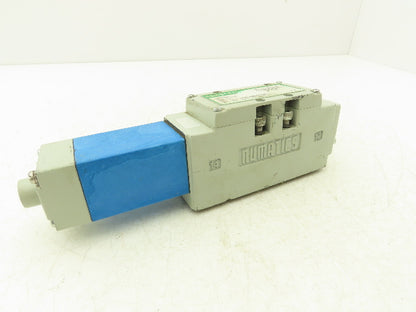 Numatics I23SA400M058D61 Pneumatic Solenoid Valve 4/2 Way 150 PSI 24VDC