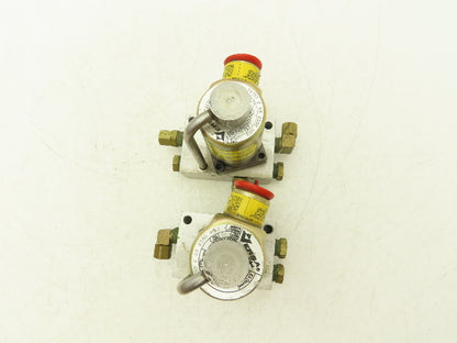 Versa ESM 8012 66 Z CLL36 Solenoid Valve 75psi 120V 1/4"npt Manifold  Lot of 2