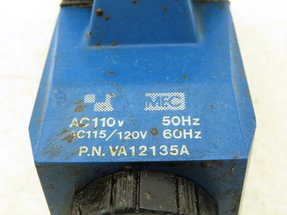 Tokimec Vickers DG4V-3-6B-M-P2-B-7-50 Hydraulic Directional Solenoid Valve 120V
