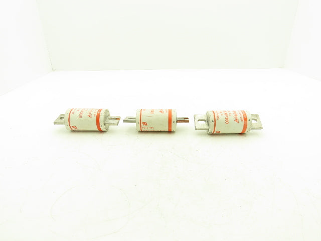 Gould Shawmut A100P300 Amp Trap Fuse Fast Acting 300A 1000VAC Blade Mt Lot Of 3