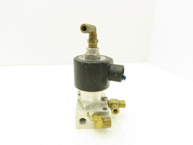 Versa E7SM-8012-1212-Z-120V60 Solenoid Valve 60psi 120V 1/4" Manifold  Lot of 4