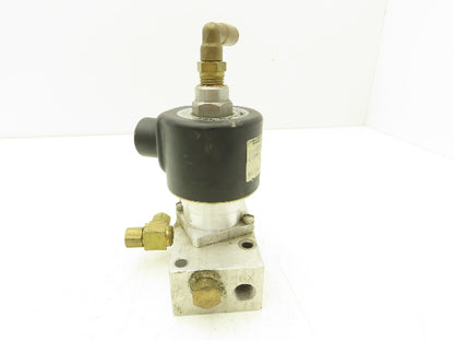 Versa E7SM-8012-1212-Z-120V60 Solenoid Valve 60psi 120V 1/4" Manifold  Lot of 4