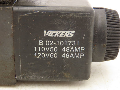 Vickers DG4V-3S-2N-M-FPA5WL-B5-60 Hydraulic Directional Solenoid Valve 120VAC