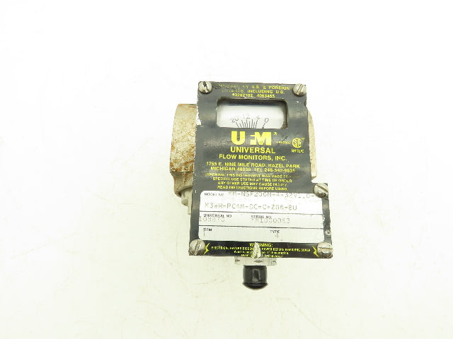 UFM Flow MM-NSF20GM-4-32V1.0-M3WR-PC4M-DC-C-Z86-8U Flow Monitor 1/2"NPT 20 GPM