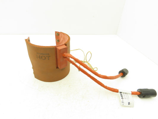 MKS HPS 4320-0009 Rubber Heater Jacket Vacuum Line 3.5"Pipe OD 169 Watt 120V