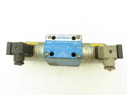 Vickers DG4V 5 521CJ M U H6 20 Hydraulic Directional Dual Solenoid Valve 24VDC