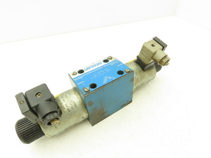 Vickers DG4V 5 521CJ M U H6 20 Hydraulic Directional Dual Solenoid Valve 24VDC