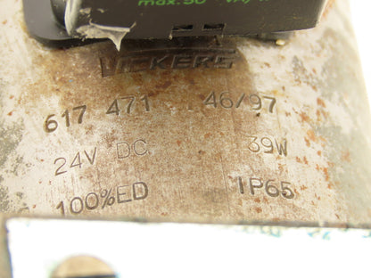 Vickers DG4V 5 521CJ M U H6 20 Hydraulic Directional Dual Solenoid Valve 24VDC
