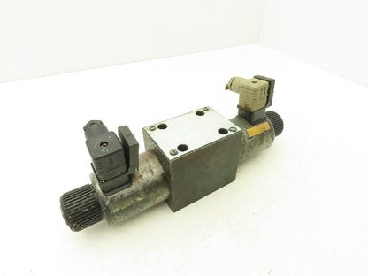 Vickers DG4V 5 521CJ M U H6 20 Hydraulic Directional Dual Solenoid Valve 24VDC