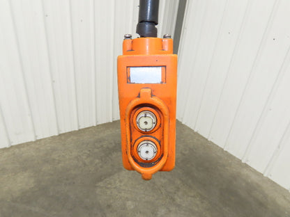 CM Lodestar C 1/4 Ton Electric Chain Hoist 32 FPM 8' Travel 5' Pendant 120 Volt