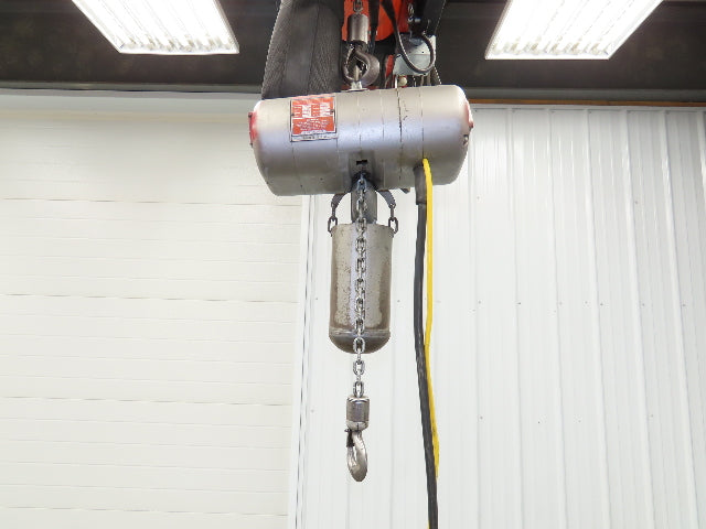 CM Lodestar C 1/4 Ton Electric Chain Hoist 32 FPM 8' Travel 5' Pendant 120 Volt
