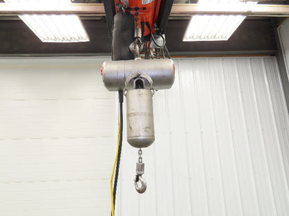 CM Lodestar C 1/4 Ton Electric Chain Hoist 32 FPM 8' Travel 5' Pendant 120 Volt