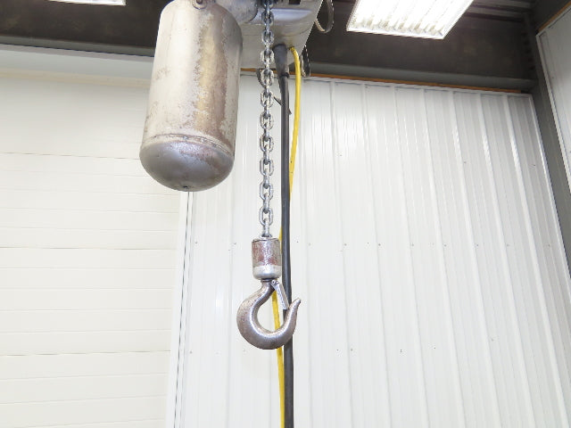 CM Lodestar C 1/4 Ton Electric Chain Hoist 32 FPM 8' Travel 5' Pendant 120 Volt
