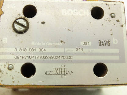 Bosch 081WV10P1V1033WS024/00D0 Directional Solenoid Valve 24VDC 0810001804