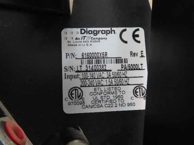 Diagraph PA/5000LT Label Printer Applicator Zebra Barcode Handheld Interface