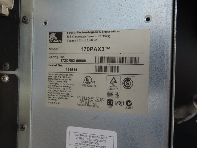 Diagraph PA/5000LT Label Printer Applicator Zebra Barcode Handheld Interface