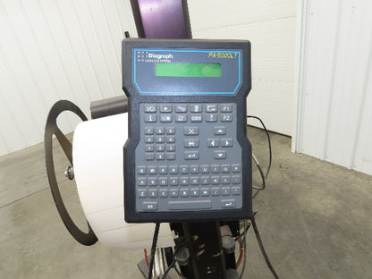 Diagraph PA/5000LT Label Printer Applicator Zebra Barcode Handheld Interface