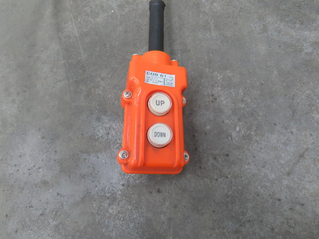 CM Lodestar L 1 Ton Electric Chain Hoist 16 FPM 15' Lift 230/460 Volt 3PH