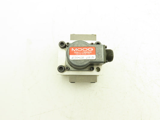 Moog J076-104 Hydraulic Servo Valve Flow Control 15 GPM 50-3000 psi