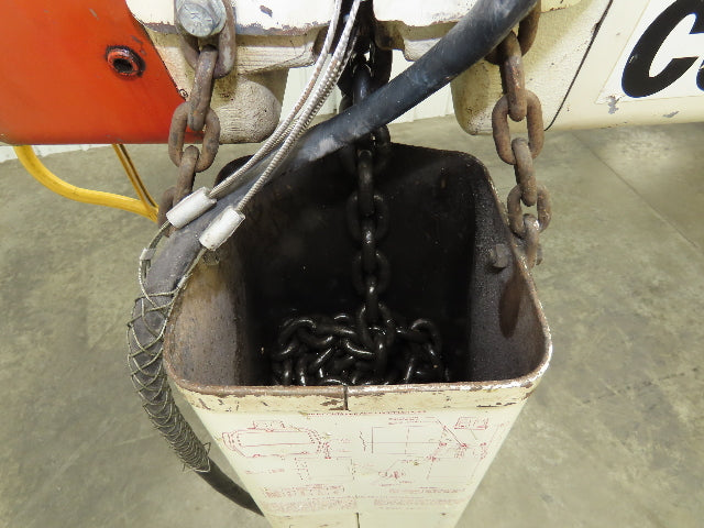 Coffing EC.6016.4 3 Ton Electric Chain Hoist 16/4 FPM 13'Lift Power Trolley 460V