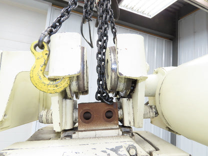 Coffing EC.6016.4 3 Ton Electric Chain Hoist 16/4 FPM 13'Lift Power Trolley 460V