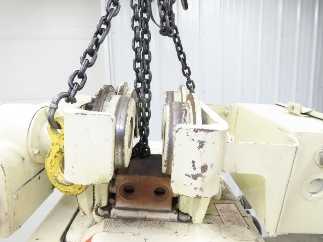 Coffing EC.6016.4 3 Ton Electric Chain Hoist 16/4 FPM 13'Lift Power Trolley 460V