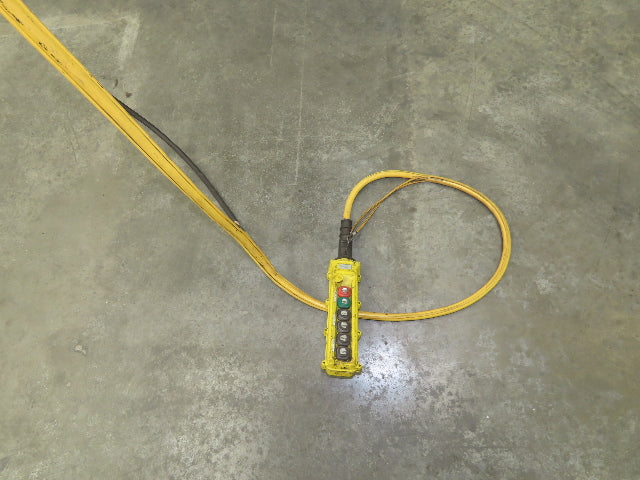 Coffing EC.6016.4 3 Ton Electric Chain Hoist 16/4 FPM 13'Lift Power Trolley 460V