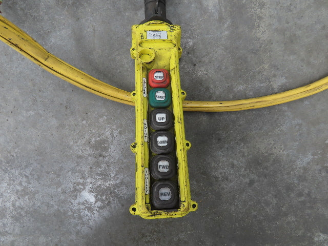 Coffing EC.6016.4 3 Ton Electric Chain Hoist 16/4 FPM 13'Lift Power Trolley 460V