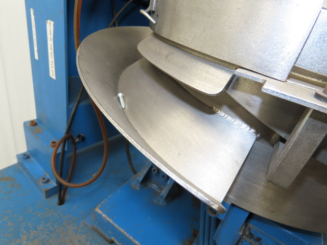 Mid West Vibratory Screw Feeder Bowl 15" Hopper 24x24" Hopper Foot Pedal Control