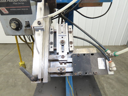 Mid West Vibratory Screw Feeder Bowl 15" Hopper 24x24" Hopper Foot Pedal Control