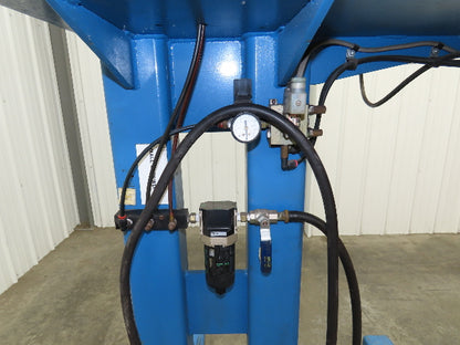 Mid West Vibratory Screw Feeder Bowl 15" Hopper 24x24" Hopper Foot Pedal Control