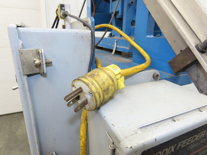 Mid West Vibratory Screw Feeder Bowl 15" Hopper 24x24" Hopper Foot Pedal Control