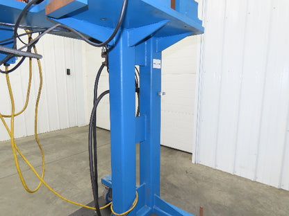 Mid West Vibratory Screw Feeder Bowl 15" Hopper 24x24" Hopper Foot Pedal Control