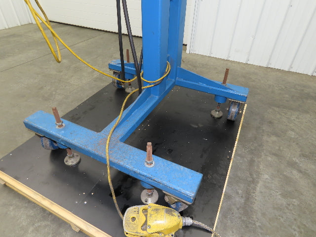 Mid West Vibratory Screw Feeder Bowl 15" Hopper 24x24" Hopper Foot Pedal Control