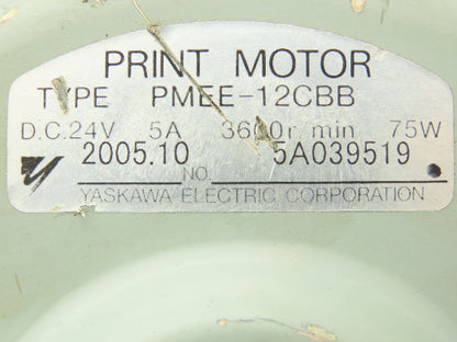 Yaskawa Electric CMR-231 U Welder Wire Motor Feeder 24VDC *READ*
