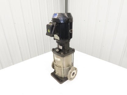 Ebara 40VDP261.5 Vertical Coolant Pump 100L/min 1.5kw 460V 1.5"Flanged Stainless