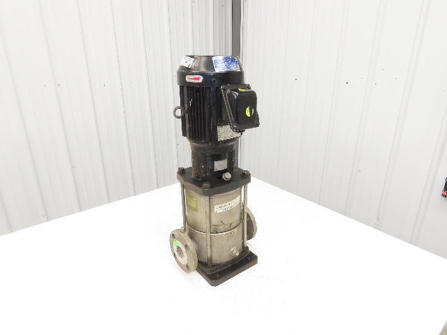 Ebara 40VDP261.5 Vertical Coolant Pump 100L/min 1.5kw 460V 1.5"Flanged Stainless