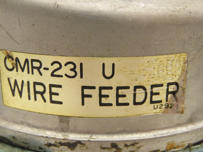 Yaskawa Electric CMR-231 U Welder Wire Motor Feeder 24VDC *READ*