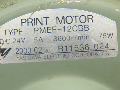 Yaskawa Electric CMR-231 U Welder Wire Motor Feeder 24VDC *READ*