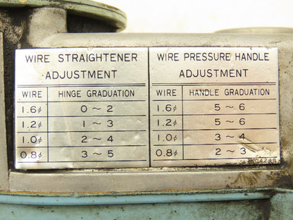 Yaskawa Electric CMR-231 U Welder Wire Motor Feeder 24VDC *READ*