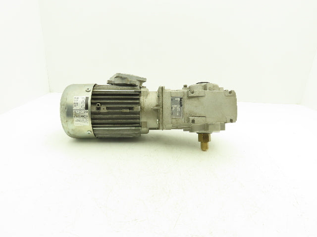 Lenze Rexroth Gearmotor Speed Reducer 23:1 Ratio .45kW 480V 74RPM 1" Hex Shaft