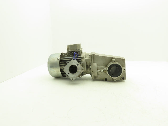 Lenze Rexroth Gearmotor Speed Reducer 23:1 Ratio .45kW 480V 74RPM 1" Hex Shaft