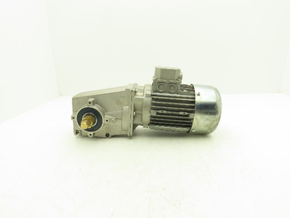 Lenze Rexroth Gearmotor Speed Reducer 23:1 Ratio .45kW 480V 74RPM 1" Hex Shaft