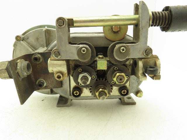 Yaskawa Electric PMEE-12CBB Welder Wire Motor Feeder 24VDC Size 1.0 Rollers