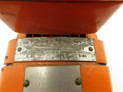 Demag Mannesmann KBF71 Crane Motor 1670RPM 0.16kw 230/460V 3Ph Mannesmann