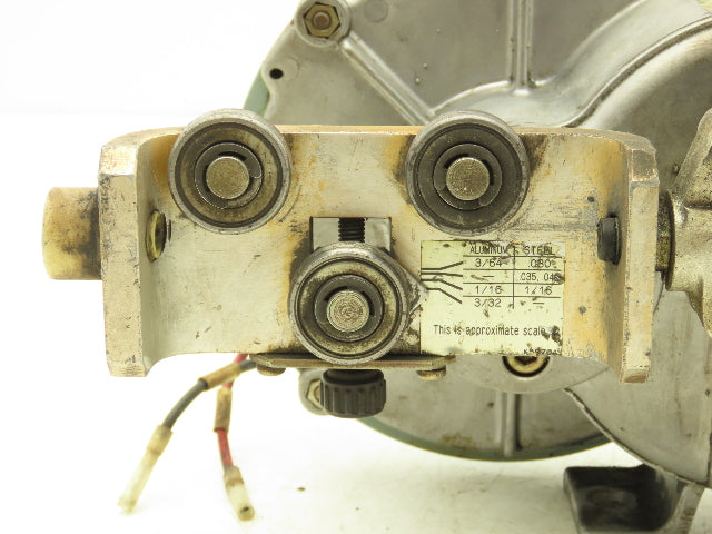Yaskawa Electric PMEE-12CBB Welder Wire Motor Feeder 24VDC 1-1.2 Missing Handle