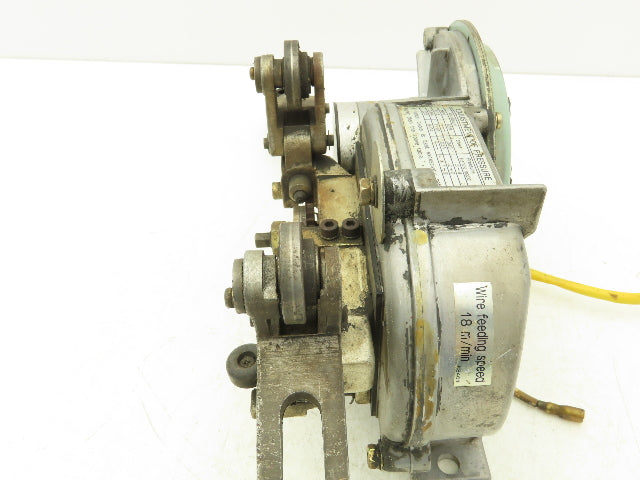 Yaskawa Electric PMEE-12CBB Welder Wire Motor Feeder 24V Size 1.0 Rollers *READ*