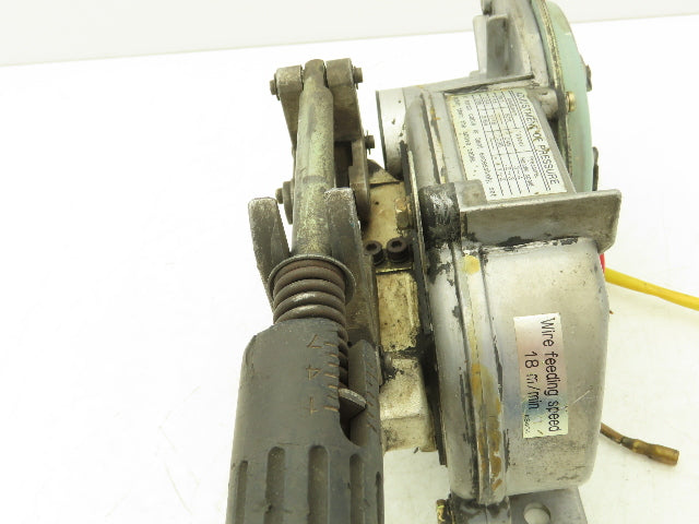 Yaskawa Electric PMEE-12CBB Welder Wire Motor Feeder 24V Size 1.0 Rollers *READ*